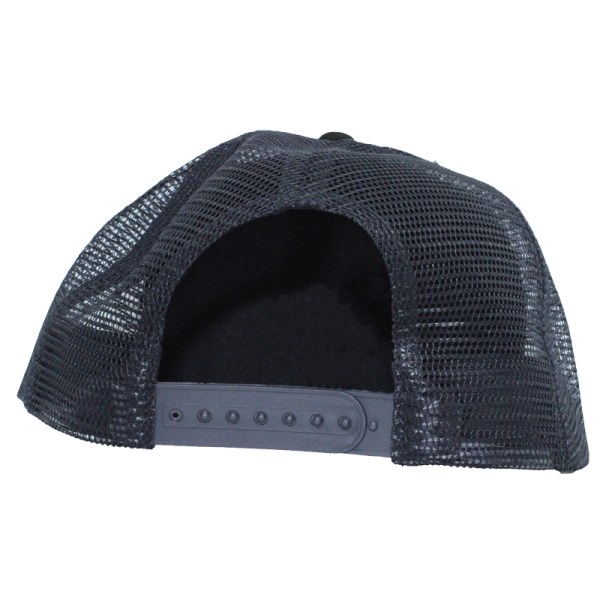 The Viper - cap logo white on black 3D embroidered (Snap back) - Image 2