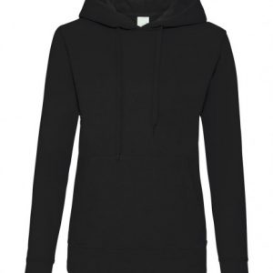 Manual Music – Hoodie black, female, logo MANUAL EST. 2005 in white