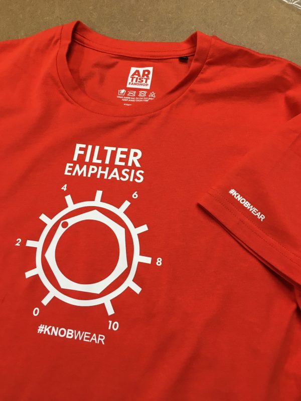 #KNOBWEAR - T-shirt FILTER EMPHASIS, white print - Image 3