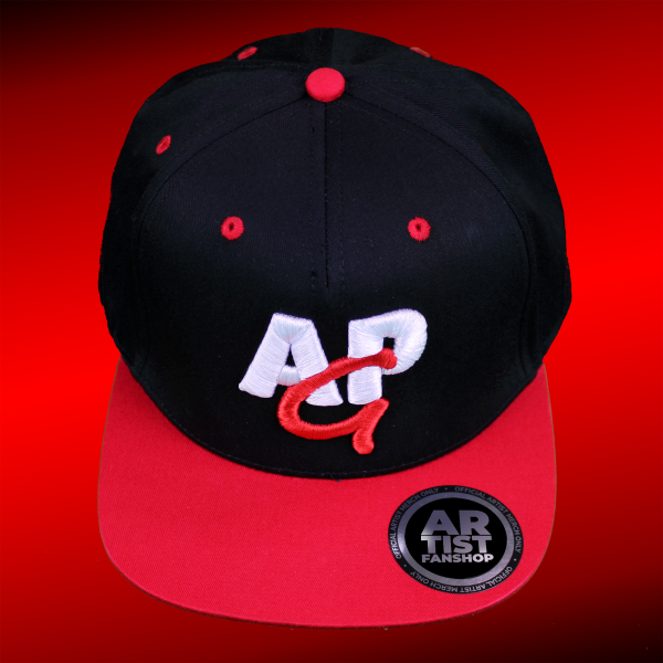 APG - snapback cap black/red - 3D logo embroided in red and white - Image 2