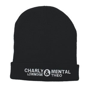 Charly Lownoise & Mental Theo – Beanie Logo (white embroidered)
