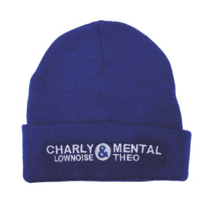 Charly Lownoise & Mental Theo – Beanie Logo (white embroidered)