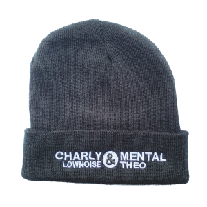 Charly Lownoise & Mental Theo – Beanie Logo (white embroidered)