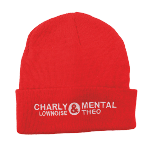 Charly Lownoise & Mental Theo – Beanie Logo (white embroidered)