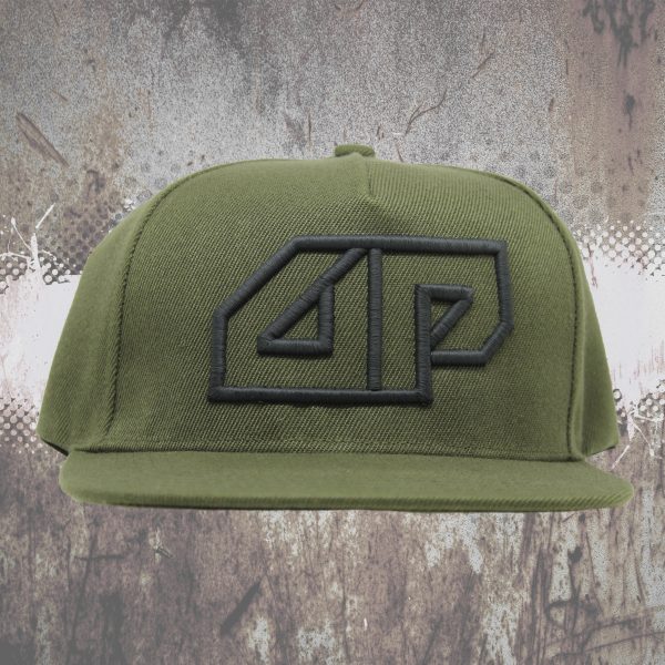 Deepack - Snapback CAP - 3D embroidered Deepack logo - green on green
