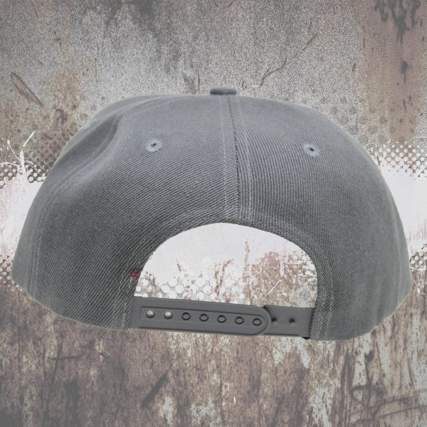 Deepack - Snapback CAP - 3D embroidered Deepack logo - magenta on grey - Image 3