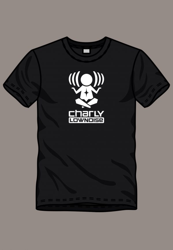 Charly Lownoise t-shirt white logo