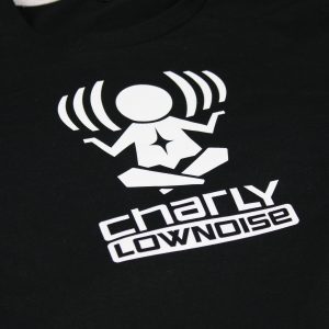 CHARLY LOWNOISE – T-shirt with logo, white print