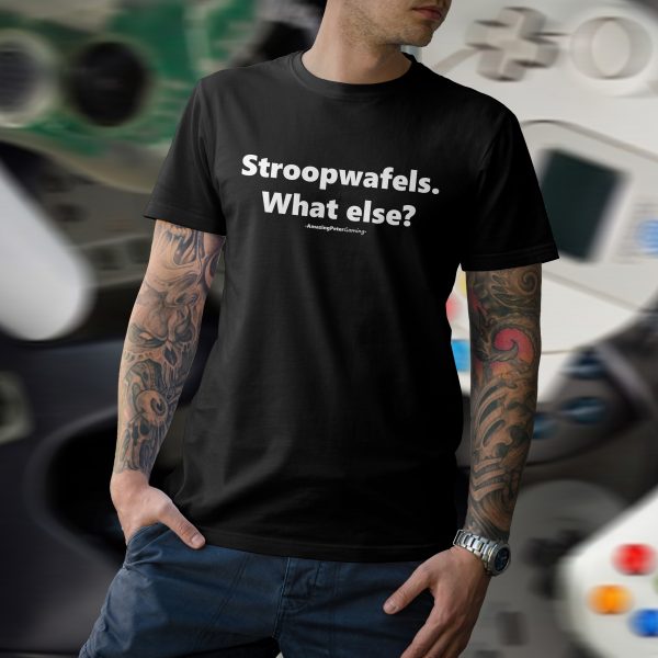 APG - T-shirt black, Stroopwafels