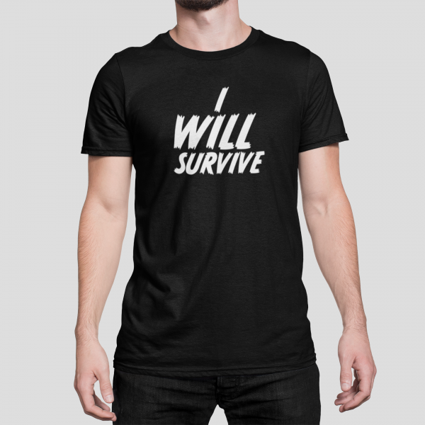 ANTI-VIRUS - T-shirt black, I will survive