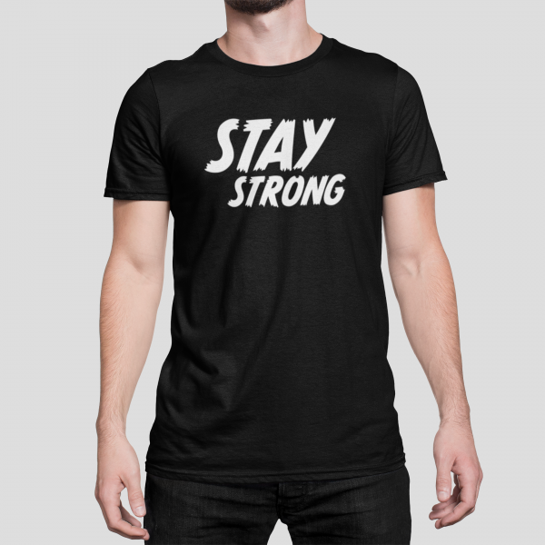 ANTI-VIRUS - T-shirt black, Stay Strong