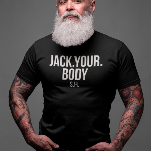 REMEMBER – T-shirt JACK YOUR BODY, white print