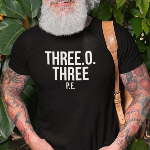 REMEMBER – T-shirt THREE O THREE, white print