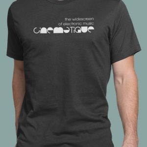 CINEMATIQUE – T-shirt with logo, white print, available in different colors