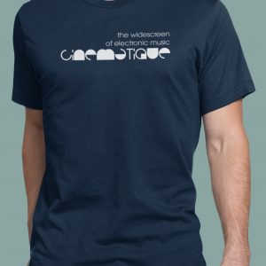 CINEMATIQUE – T-shirt with logo, white print, available in different colors