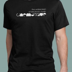 CINEMATIQUE – T-shirt with logo, white print, available in different colors