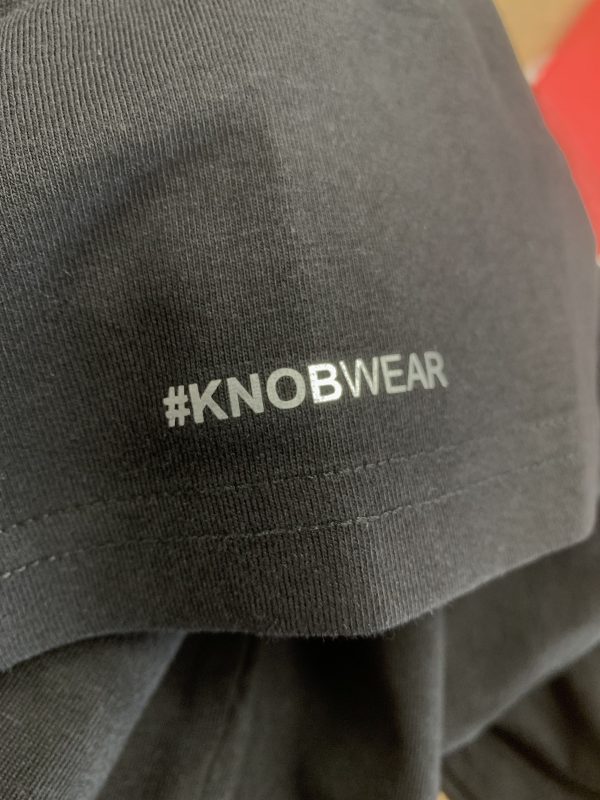 #KNOBWEAR - T-shirt WAVEFORM, matt silver print - Image 3