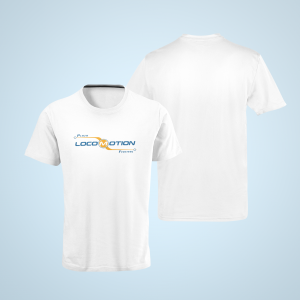 LOCOMOTION – T-shirt met 00s-10s logo / DIV. KLEUREN