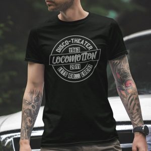 LOCOMOTION – T-shirt 1983 2011 / DIV. KLEUREN / lichtgrijze opdruk