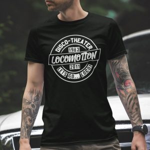 LOCOMOTION – T-shirt 1983 2011 / DIV. KLEUREN / witte opdruk