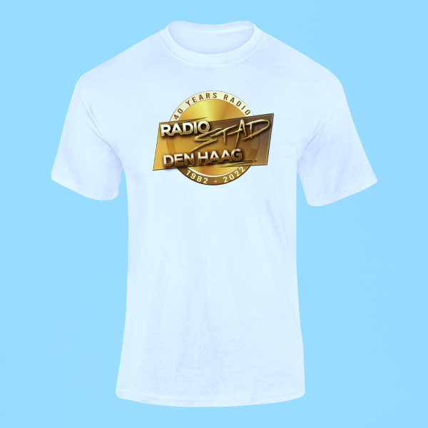T-shirt 40 years radio stad den haag
