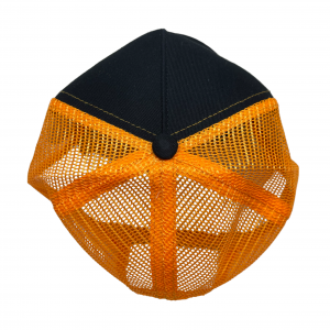 LOCOMOTION – Snapback Trucker CAP Locoreunie – zwart/oranje – geborduurd
