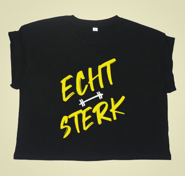crop top tee dames ECHT STERK