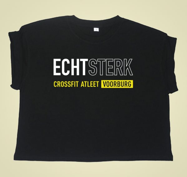 crop top tee dames ECHT STERK