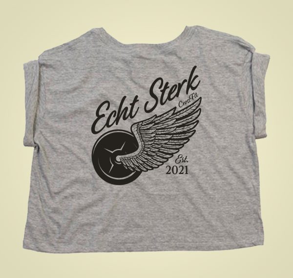 crop top tee dames ECHT STERK
