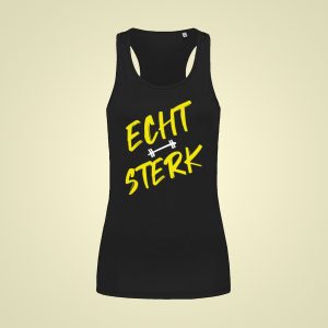 ECHT STERK – Sports Top Echt Sterk handgeschreven – dames