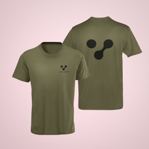 YOEL LEWIS – T-shirt with black logo on both sides (click for more colours)