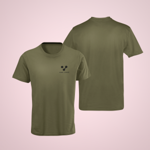 YOEL LEWIS – T-shirt with black logo on the front (click for more colours)