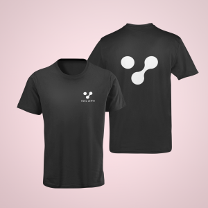 YOEL LEWIS – T-shirt with white logo on both sides (click for more colours)