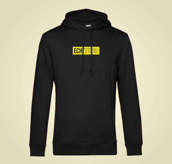 hoody zwart ECHT STERK
