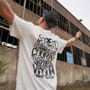 BILLY THE KIT – T-shirt White Oversized – Serenity, Courage, Wisdom