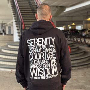 BILLY THE KIT – Hoody, Black – Serenity, Courage, Wisdom