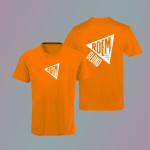 ROEM BLOND – T-shirt with logo on both sides