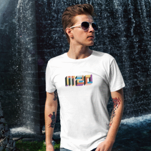 Manual Music – T-shirt white , logo M20