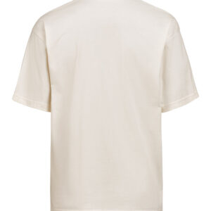 DASH BERLIN – T-shirt white unisex LOOSE FIT – BETTER HALF OF DASH, red print
