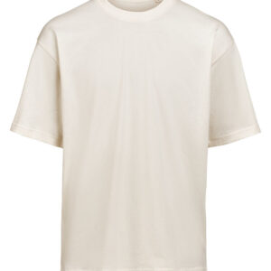 DASH BERLIN – T-shirt white unisex LOOSE FIT – BETTER HALF OF DASH, red print