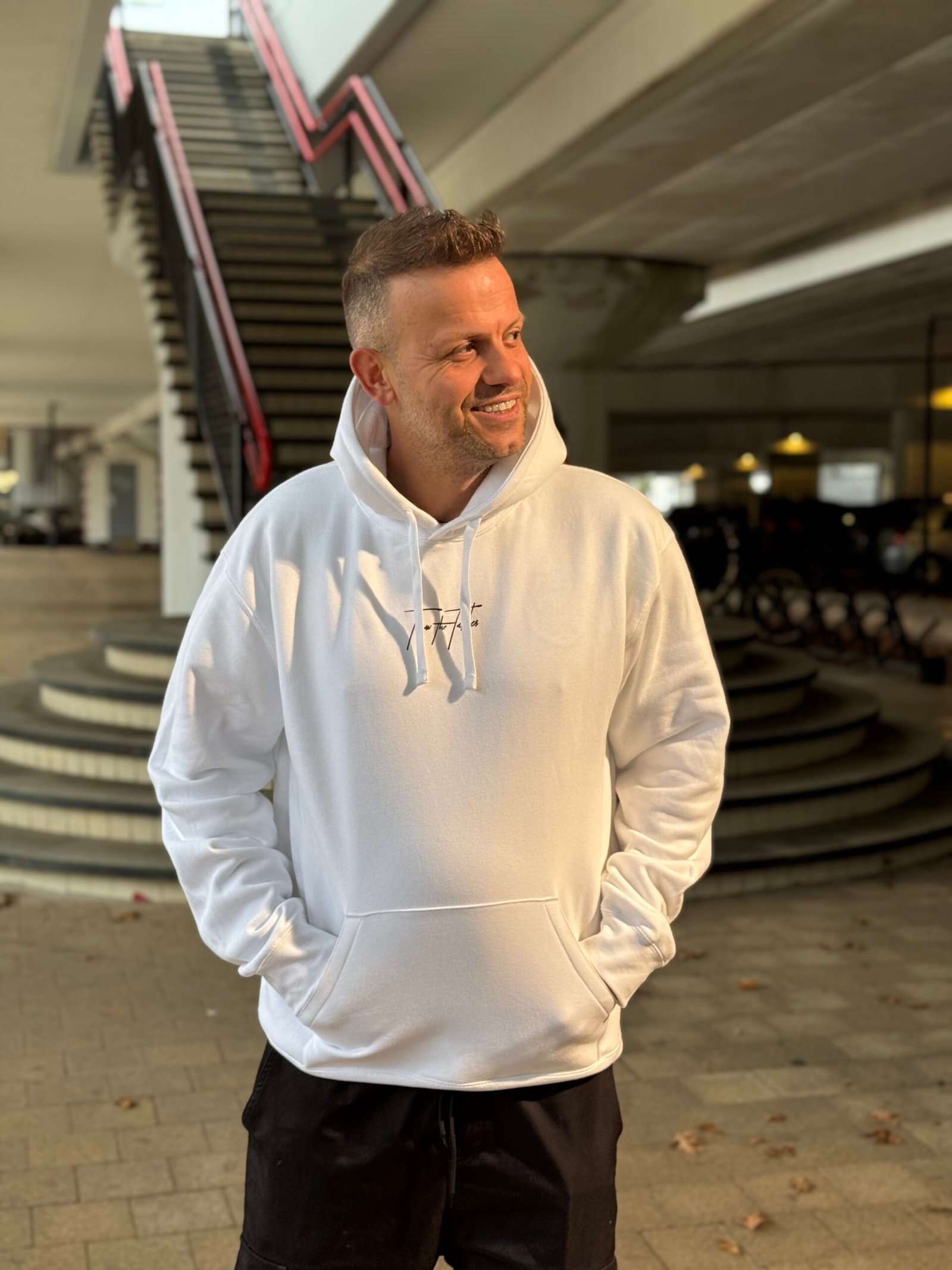 BILLY THE KIT - Hoody, White - Serenity, Courage, Wisdom | Artist Fanshop